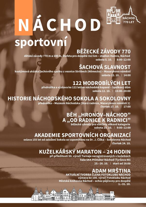 770 let města – Náchod sportovní