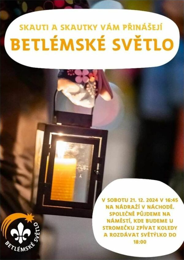 Betlémské světlo v Náchodě