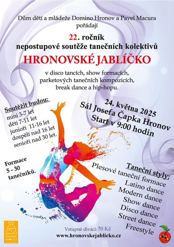 Hronovské jablíčko 2025 plakát