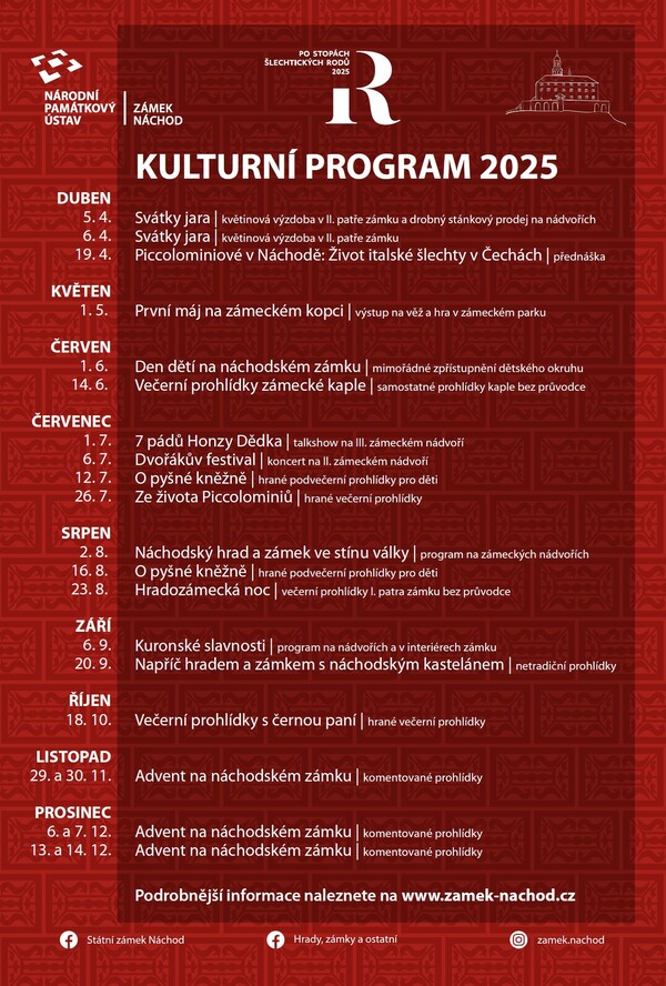 Státní zámek Náchod - kulturní program 2