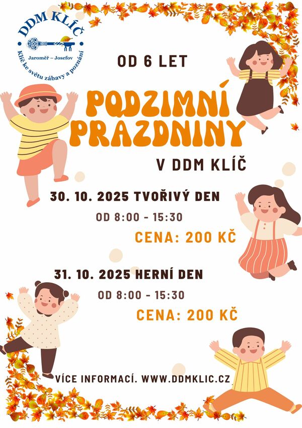 PODZIMNÍ PRÁZDNINY