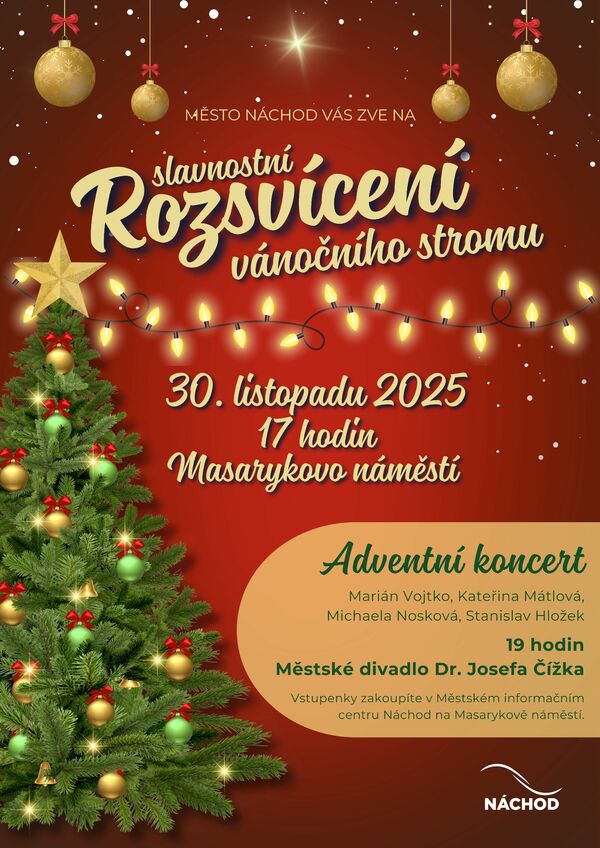 Rozsvícení vánočního stromu