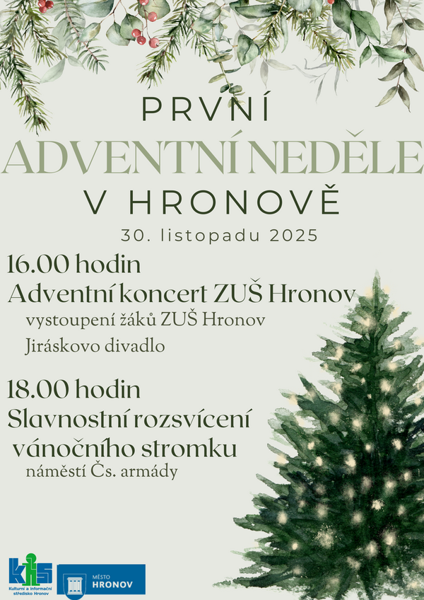 První adventní neděle v Hronově