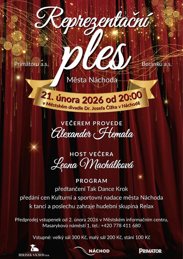 Reprezentační ples Města Náchoda
