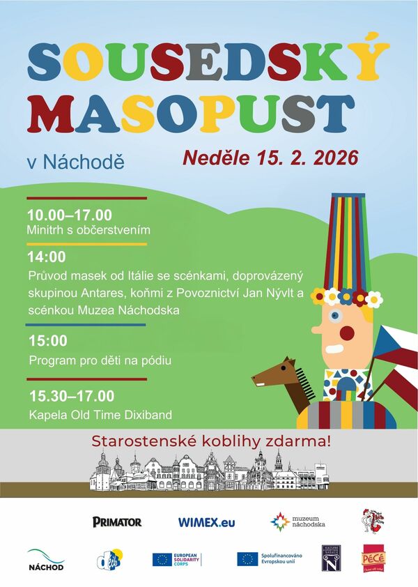 Sousedský masopust v Náchodě