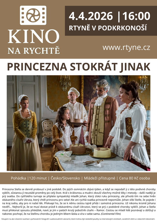 Rtyně - Princezna 100x jinak - plakát