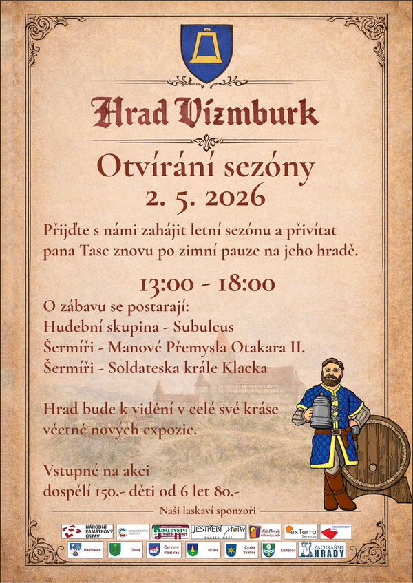 Vízmburk - Otevírání sezóny 2026