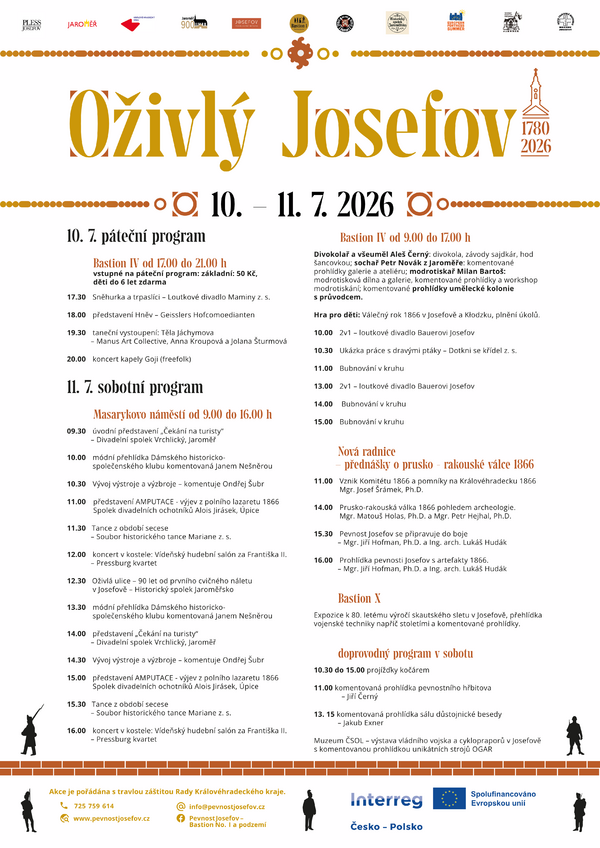 Živý Josefov 2026