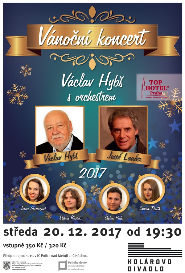 Vánoční koncert Václava Hybše